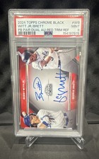 2024 Topps chrome black dual auto Bobby Witt Jr./George Brett red /5