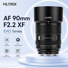 VILTROX AF 90mm F2.2 EVO Portrait Prime Lens for Fujifilm X-Mount Cameras