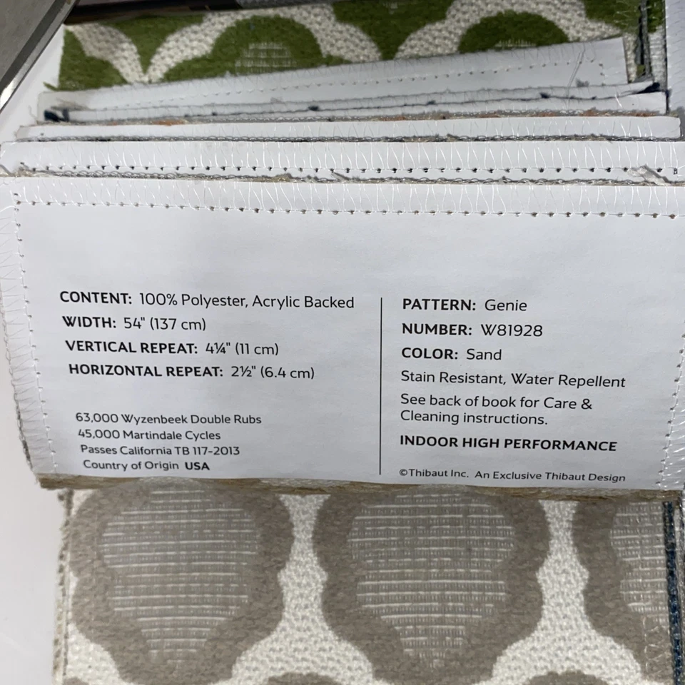 Thibaut Companions Fabric Sample Book 50+ Prints & Patterns Crafting  - Read - Image 4 of 4