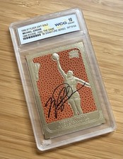 1996-97 Fleer 23KT Gold Michael Jordan 86 Rookie Feel The Game WCG 10 Bulls