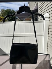 Black Vintage Gruppo Italiano Leather Purse