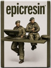 UK Post Resin Model 1/35 Scale WW2 British Royal Tank Regiment crew  x2 figs.