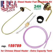 Metal Fuel Standpipe Kit for Chinese Diesel Heater - Extra Capacity Tank Upgrade
