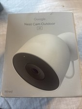 Google Nest Cam Outdoor 2nd Gen - Wired Security Camera with 2K Video