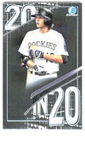 Zac Veen 2020 Bowman Draft #20IN20-ZV Colorado Rockies RC