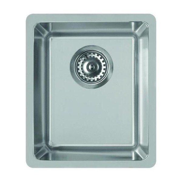 Elleci Space 340 R15 Lavello Sottopiano Rettangolare Acciaio Inossidabile-image