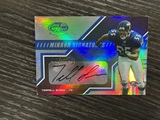 TERRELL SUGGS 2003 LEAF CERTIFIED MIRROR SIGNATURES CERTIFIED AUTO /50 RAVENS