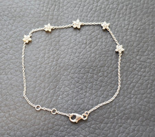 CVA Jewelry "Stars" 14K White Gold & Diamonds Bracelet