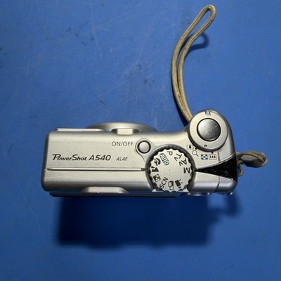 Canon PowerShot A540 6MP Digital Camera 4x Zoom For Parts LCD