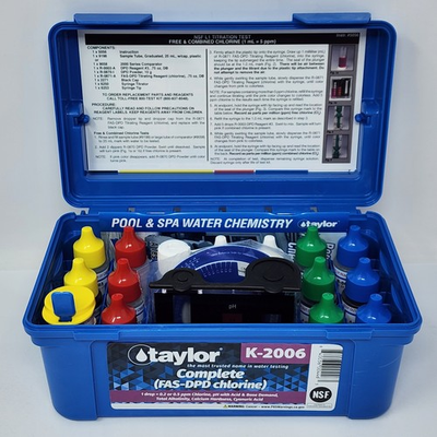#ad Taylor K 2006 FAS DPD Service COMPLETE Water Swimming Pool Test Kit $79.99