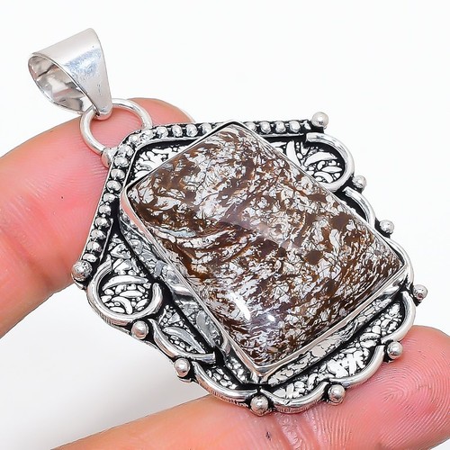 Collana Uomo In Argento Con Pendente Punto Di Vista - Mabina