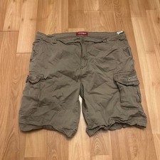 Union Bay Mens Baggy Fit Vintage Cargo Shorts Y2K Khaki Green Size 42