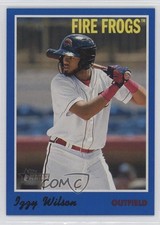 2019 Topps Heritage Minor League Edition Blue /99 Izzy Wilson #127 02l6