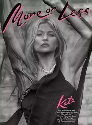 KATE MOSS Chloe Sevigny More or Less Magazine 2018 Issue #1 Cover #1