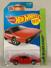 READ! Hot Wheels Lotus Esprit S1 HW Workshop 219/250 w/ Package Wear Red