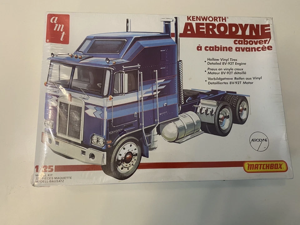 AMT Matchbox PK 6128 1:25 Kenworth Aerodyne Cabover ungebaut original versiegelt - Bild 1 von 1