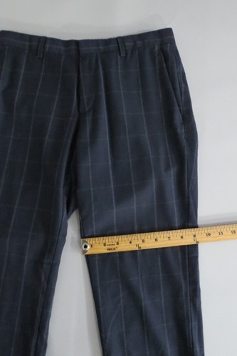 Hugo Boss black label Dieselstrasse flannel bold window pane slim cut suit 36 R - Picture 10 of 17