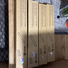 Xerox 7500 Set of 4 Toner Cartridges Black Cyan Magenta Yellow