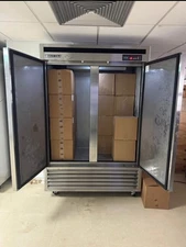 Commercial freezer 2 Door - Max Cold Stainless Steel Food Grade