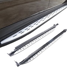TRITTBRETTER GLS SUV X166 ALUMINIUM-OPTIK GUMMINOPPEN UMBAUTEILE MERCEDES-BENZ