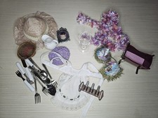Vintage Baby Doll Silverware Lot Spoons Forks Knives Lois Nichole Hat Mixed Lot