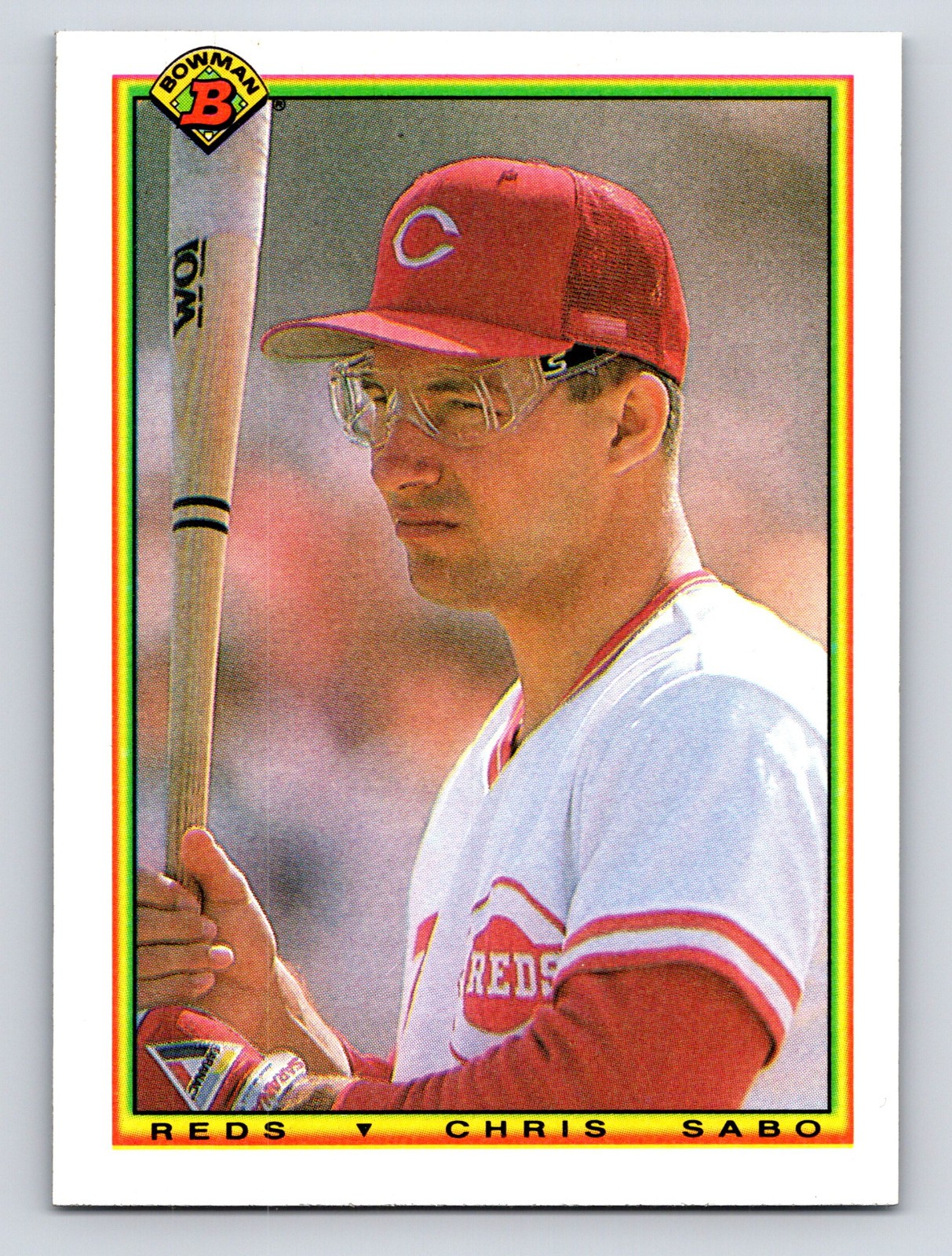 1990 Bowman - Chris Sabo #53 Cincinnati Reds Baseball Card