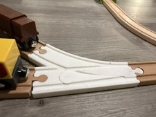 Double Sided Two Way Curved Track Switch brio/lilabo compatible