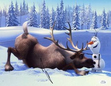 Josh Gad Signed Autographed 11x14 Frozen Photo ACOA