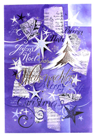 Weihnachtskarte Karte Frohe Weihnachten Merry Christmas Card Notendesign