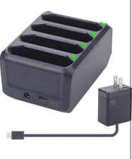 4-Bay Battery Charging Cradle For Zebra TC70 TC75 TC72 TC77