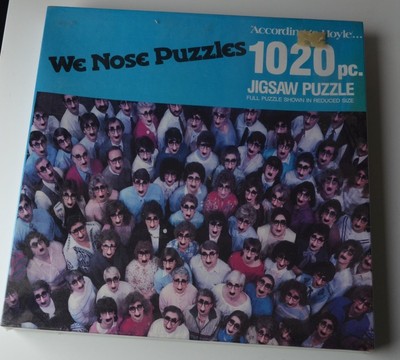 We Nose Puzzles Jigsaw Puzzle 1020 Pieces 1984 NEW & SEALED