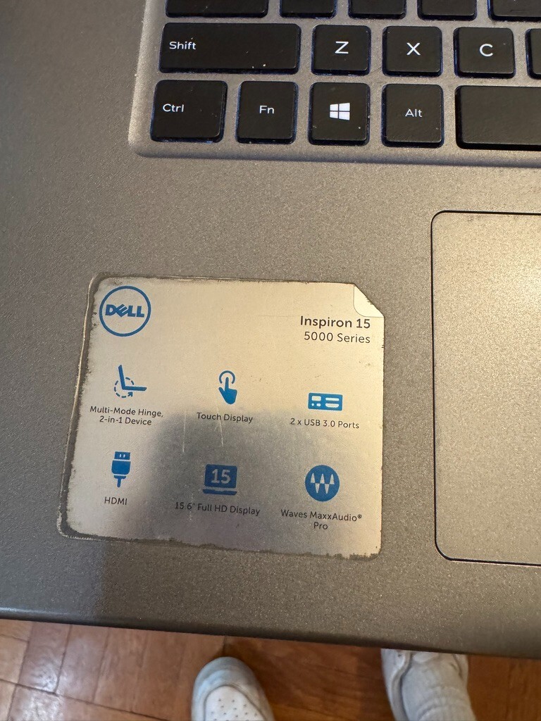 Dell Inspiron 15 5000 Series | i7-8550U | 16GB RAM | 500GB SSD