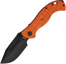 Halfbreed Blades Large Bush Folding Knife 4.13" CPM-3V Steel Blade G10 Handle