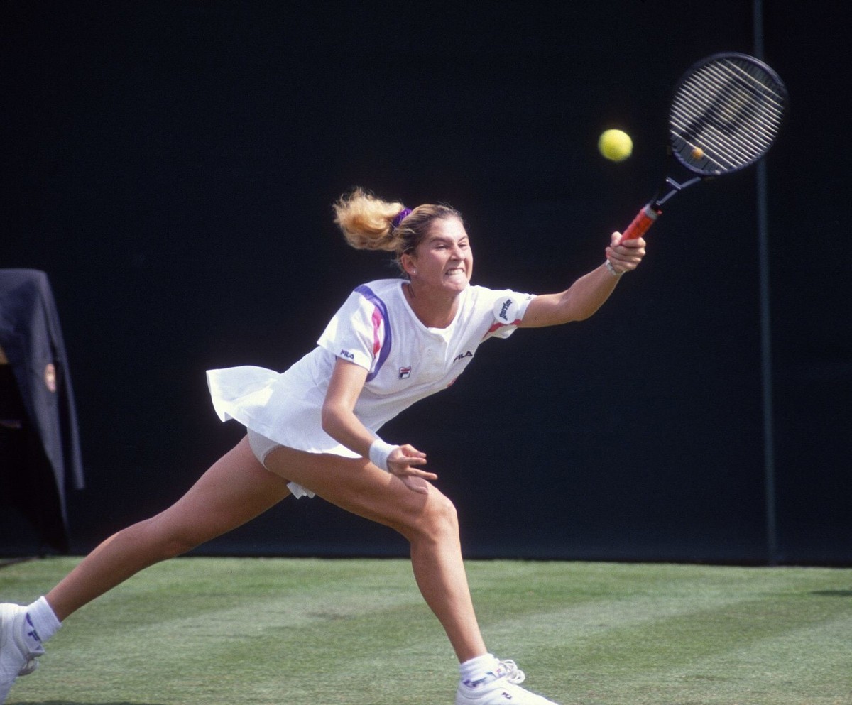 Tennis Star Monica Seles Glossy 8x10 Photo Tennis Print #6