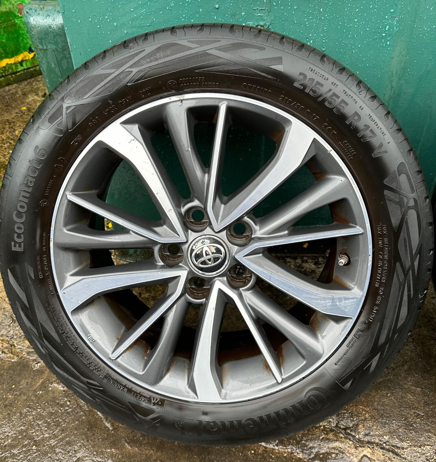 TOYOTA AVENSIS ALLOY WHEELS & TYRES FULL SET 215/55/R17 17" MK3 T270