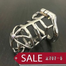 Stainless Steel Male Chastity Standard Cage Metal Ring Locking Chastity Device