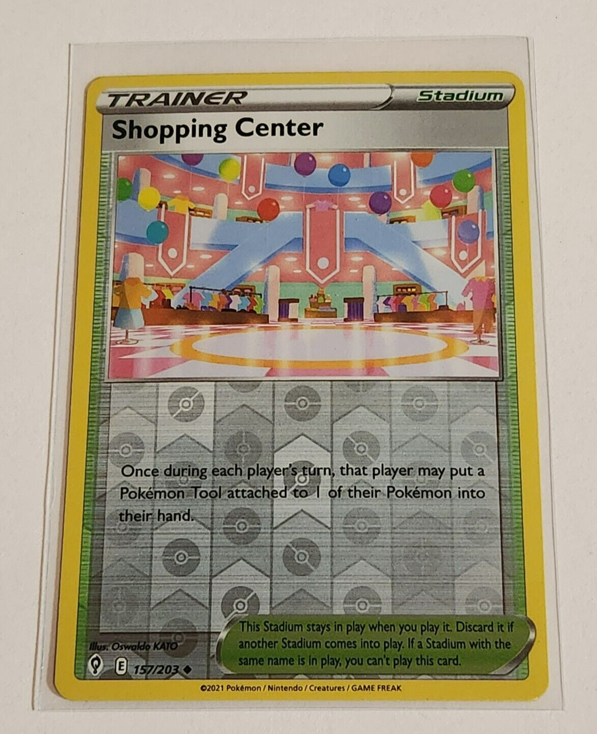 2021 POKEMON TRAINER SHOPPING CENTER HOLO TRADING CARD