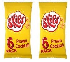 Skips Prawn Cocktail Multipack Crisps 6 x 13.1g PACK OF 2