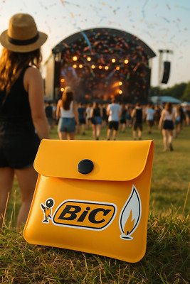 Original BIC Taschenaschenbecher   Perfekt für unterwegs & auf Reisen! 10 Stk.
