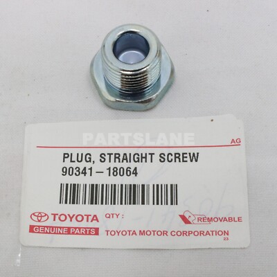 90341-18064 Toyota OEM Genuine PLUG, NO.2 (FOR TRANSAXLE CASE) | eBay