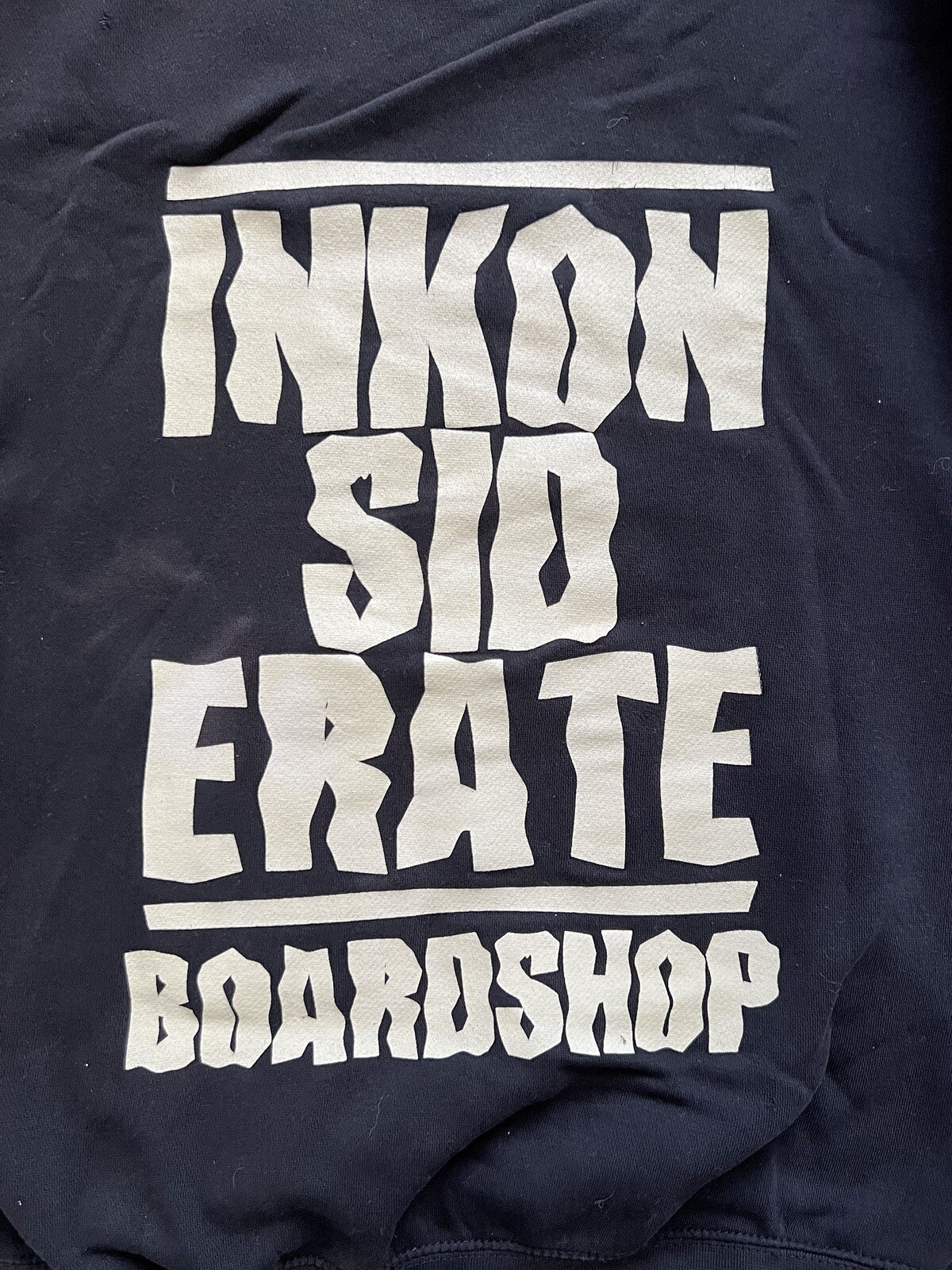 inkonsiderate boardshop hoodie. free shipping