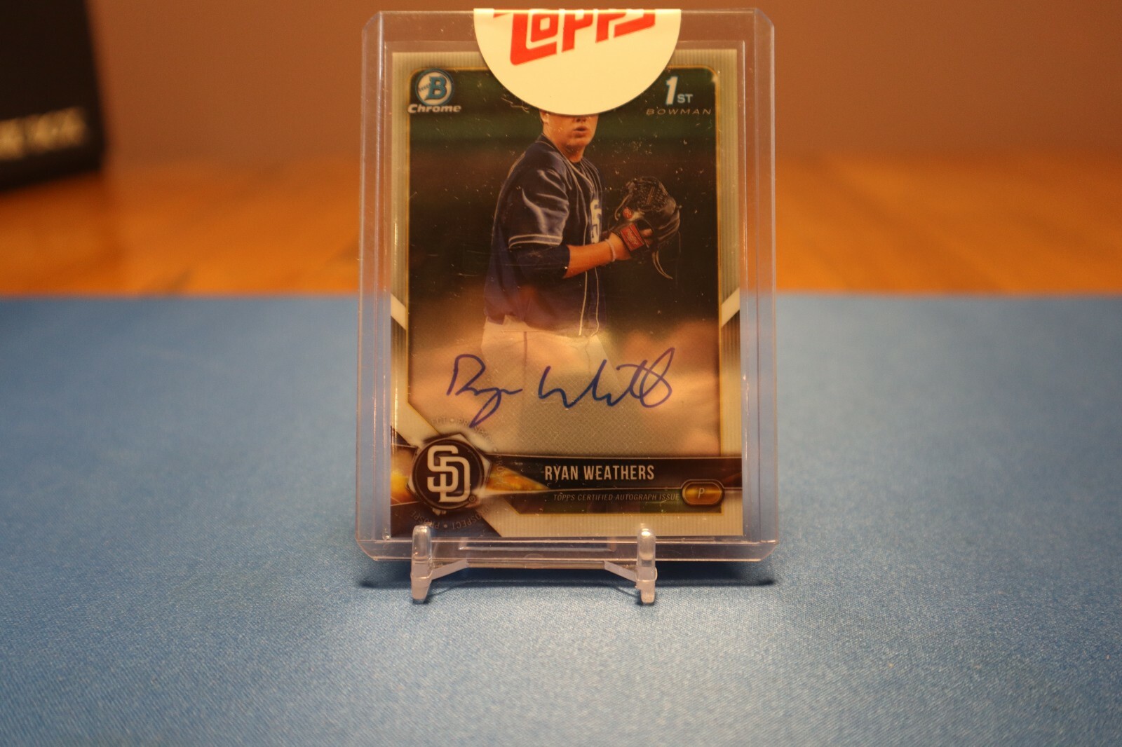 2018 Bowman Draft Chrome Ryan Weathers AUTO Autograph