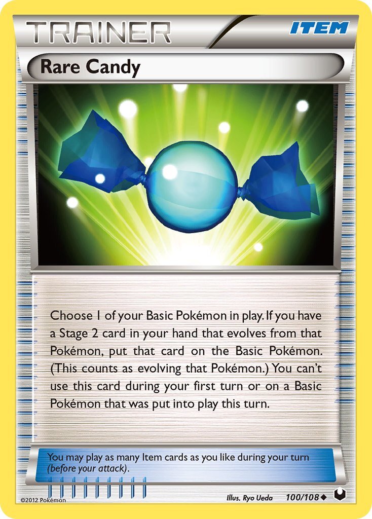 Rare Candy Dark Explorers 100 Reverse Holo Pokemon Card LP