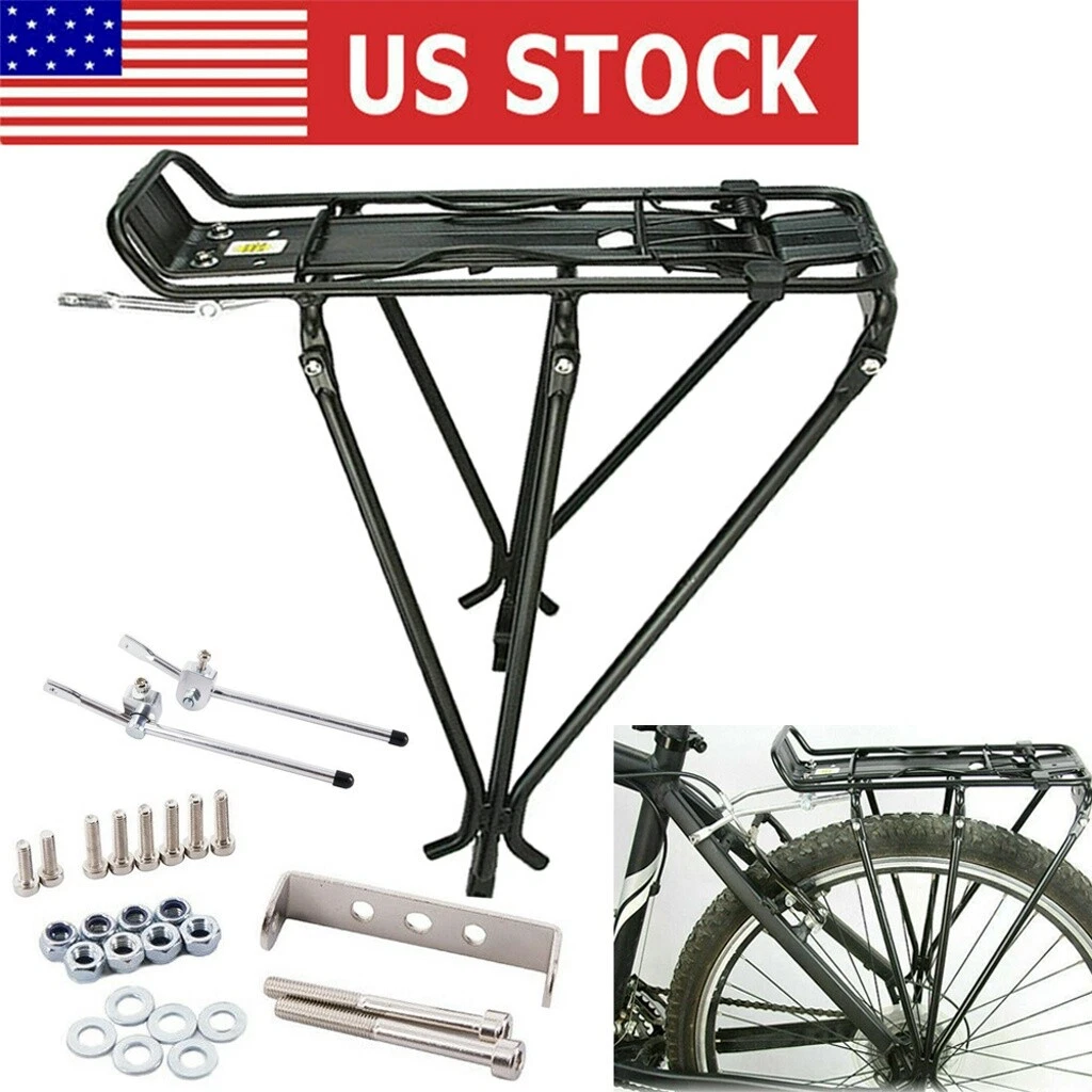 Mountain Bike Bicycle Rear Seat Luggage Shelf Rack Cargo Carrier Aluminum  Cycle