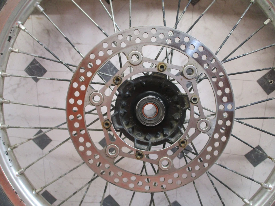 Disco de freio cubo pneu aro roda dianteira Yamaha yz250f yz 250 f 2004 04 80/100-21. - Imagem 2 de 4