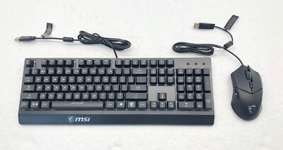 MSI VIGOR GK30 WIRED GAMING KEYBOARD & CLUTCH GM08 MOUSE