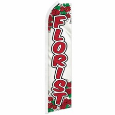 Florist Swooper Feather Flutter Advertising Flag Flowers Special