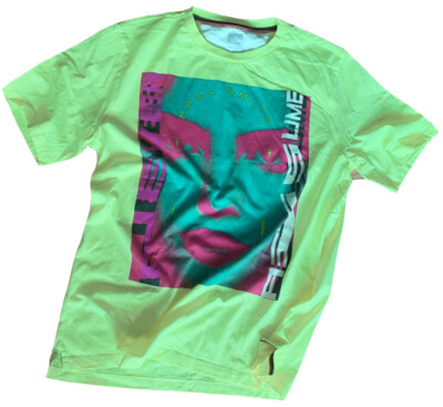 PAUL SMITH MAINLINE HIGH VISIBILITY T-SHIRT TOP GREAT FOR CYCLING BNWT RARE SZ-L