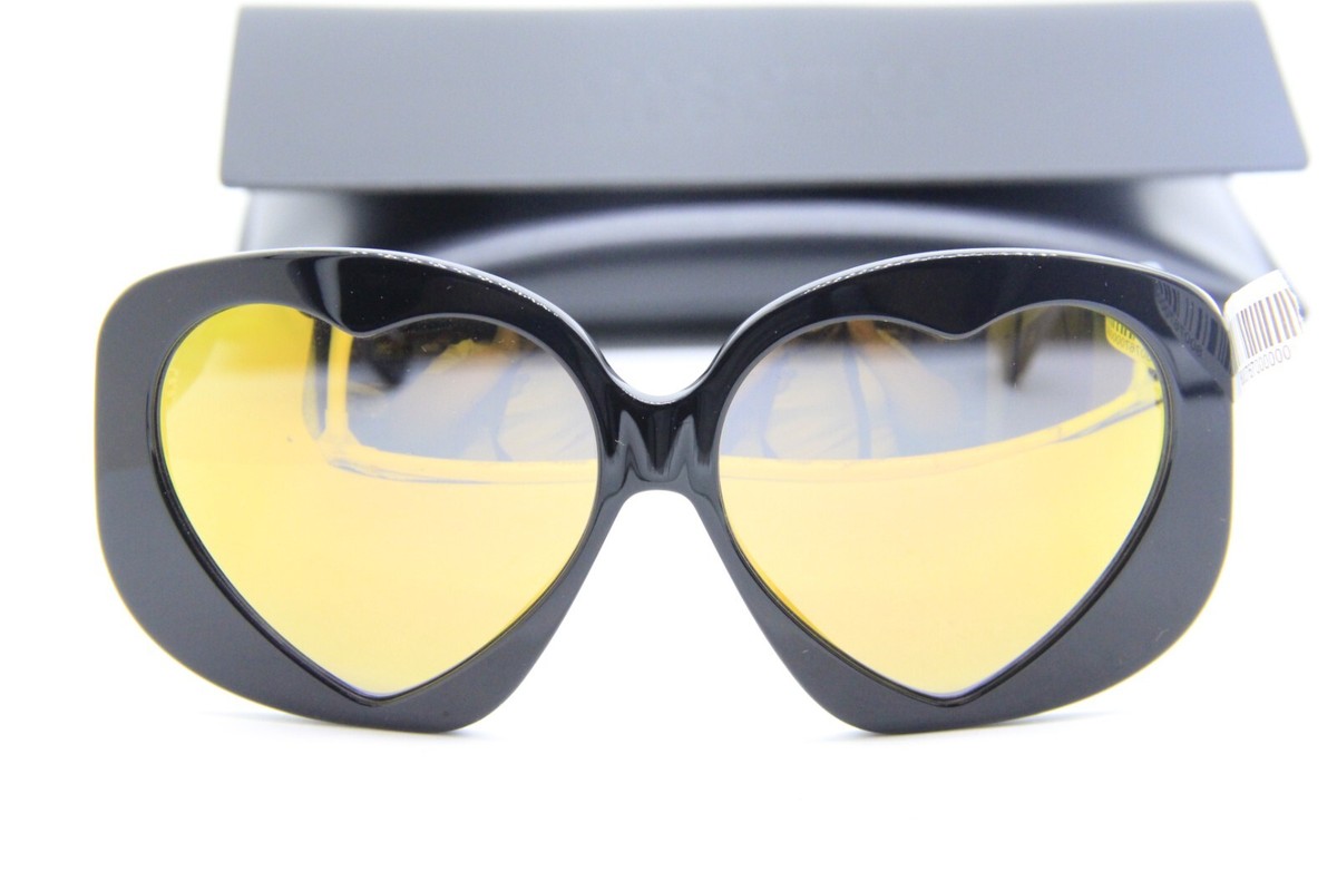 NEW MOSCHINO MOS 152/S 807CU BLACK GOLD AUTHENTIC SUNGLASSES