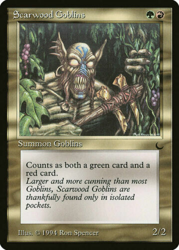 1x Scarwood Goblins - LP - The Dark - SPARROW MAGIC - mtg -